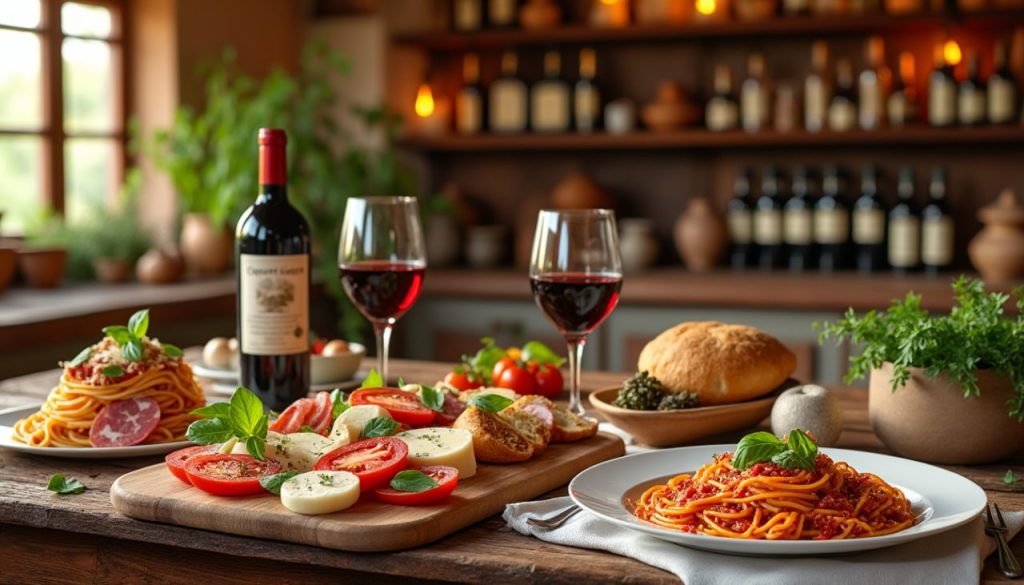 découvrez un voyage culinaire en italie sans bouger de chez vous. éveillez vos papilles avec des recettes savoureuses et authentiques qui mettent en avant la richesse des saveurs italiennes. laissez-vous séduire par des ingrédients frais et des plats gourmands qui raviront vos sens.